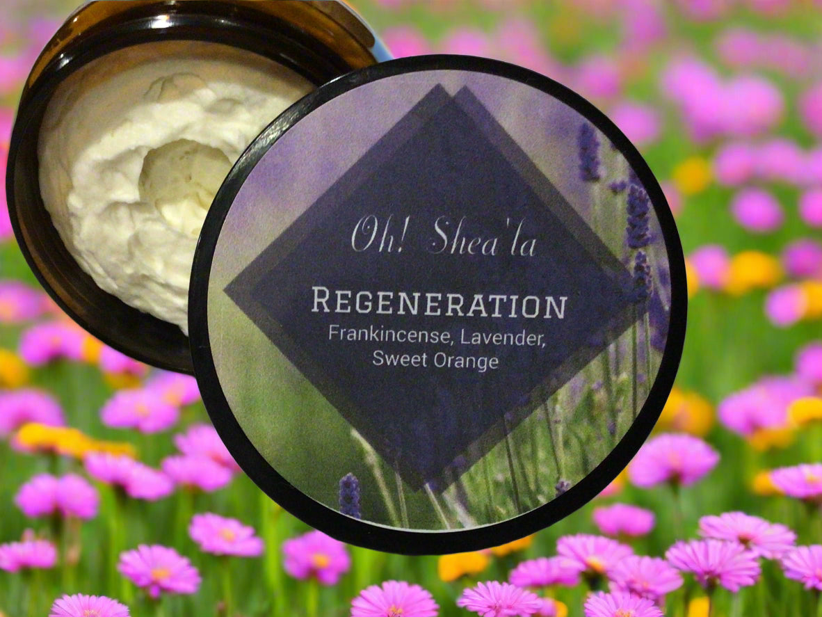Regeneration - Frankincense, Lavender & Sweet Orange - Whipped Lotion 8oz