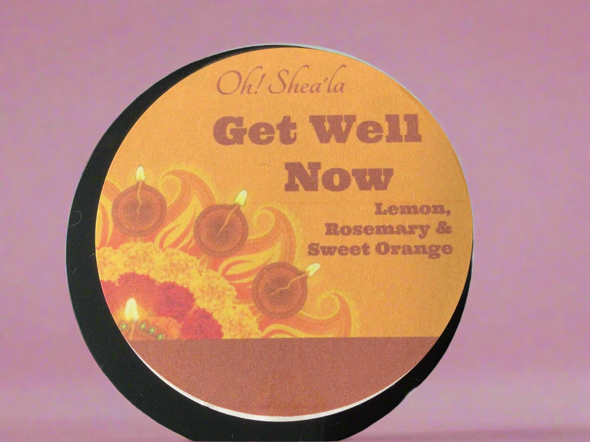 Get Well Now - Lemon, Rosemary & Sweet Orange - Whipped Lotion 8oz