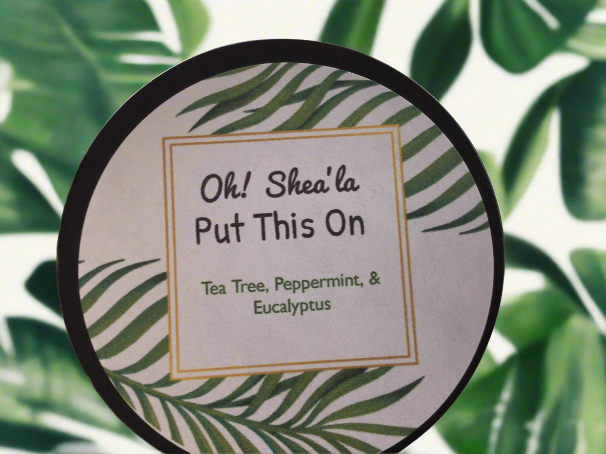 Put This On - Tea Tree, Peppermint & Eucalyptus - Whipped Lotion 8oz