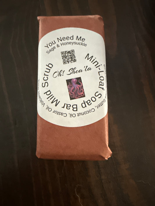 Soap Mini Loaf with Volcanic Rock